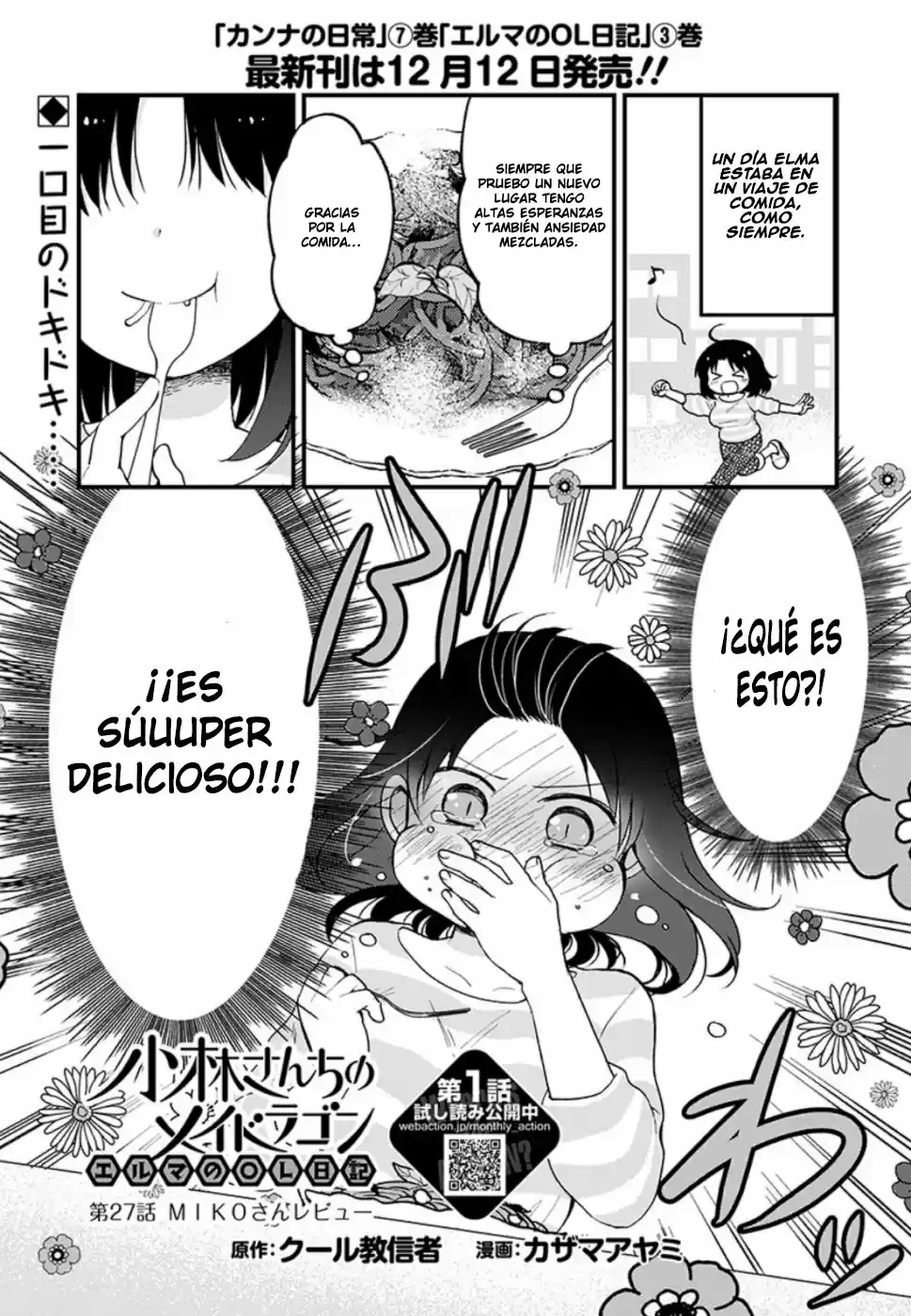 Kobayashi-san Chi No Maid Dragon: Kanna No Nichijou - Capítulo 27 - Página 3 - LectorTMOo