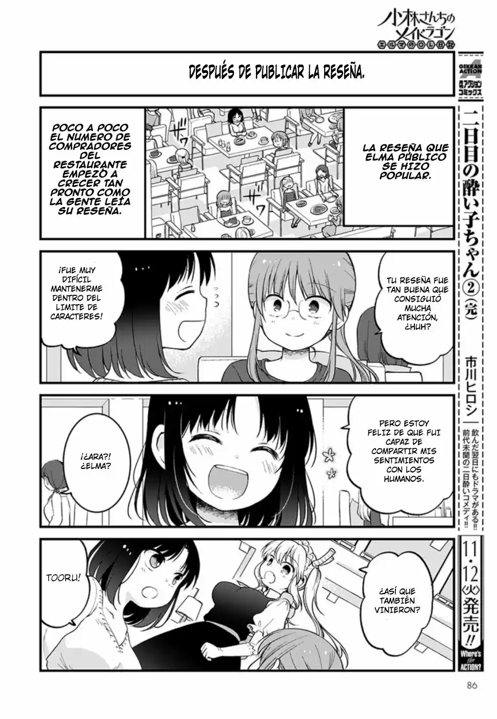 Kobayashi-san Chi No Maid Dragon: Kanna No Nichijou - Capítulo 27 - Página 8 - LectorTMOo