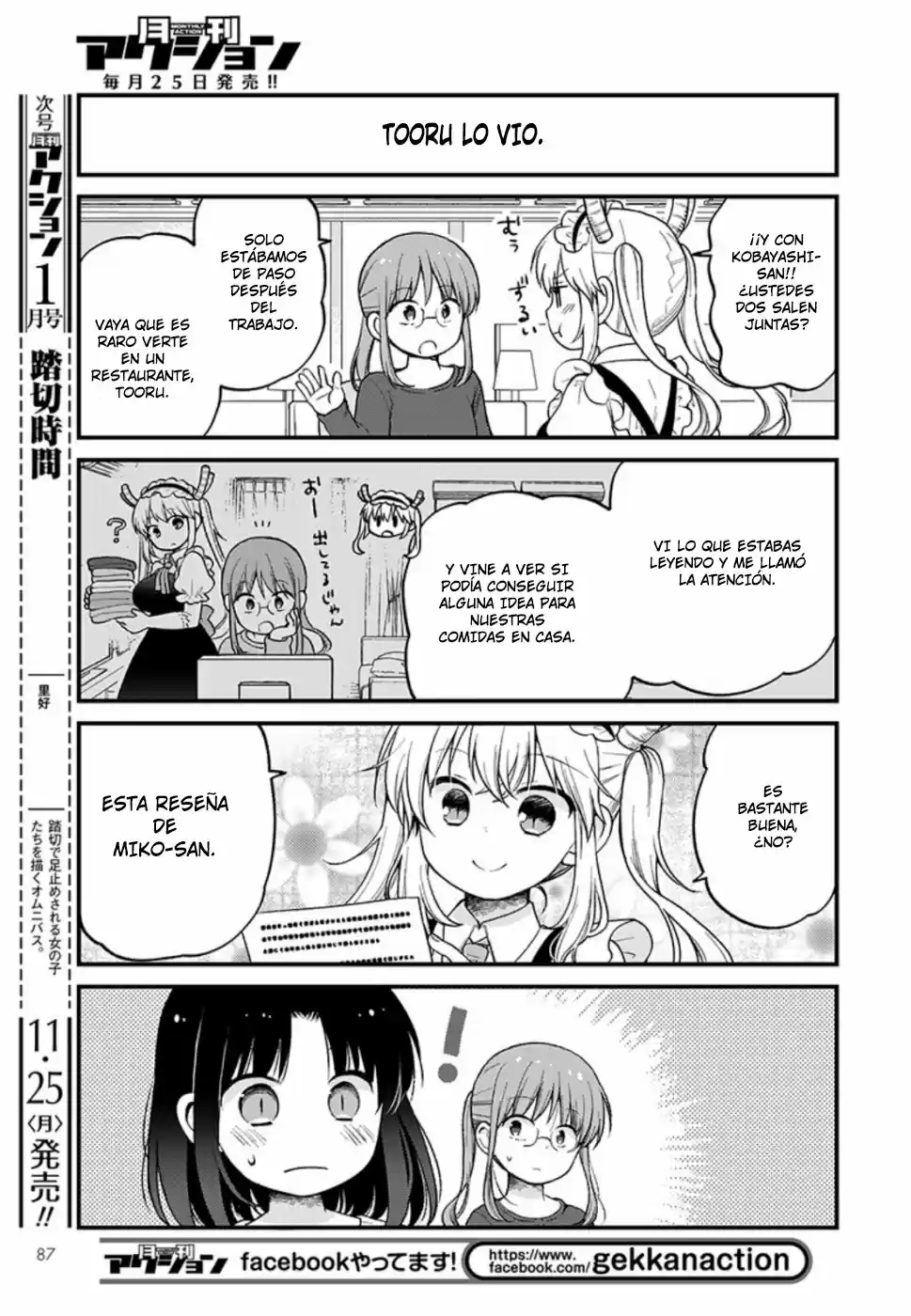 Kobayashi-san Chi No Maid Dragon: Kanna No Nichijou - Capítulo 27 - Página 9 - LectorTMOo