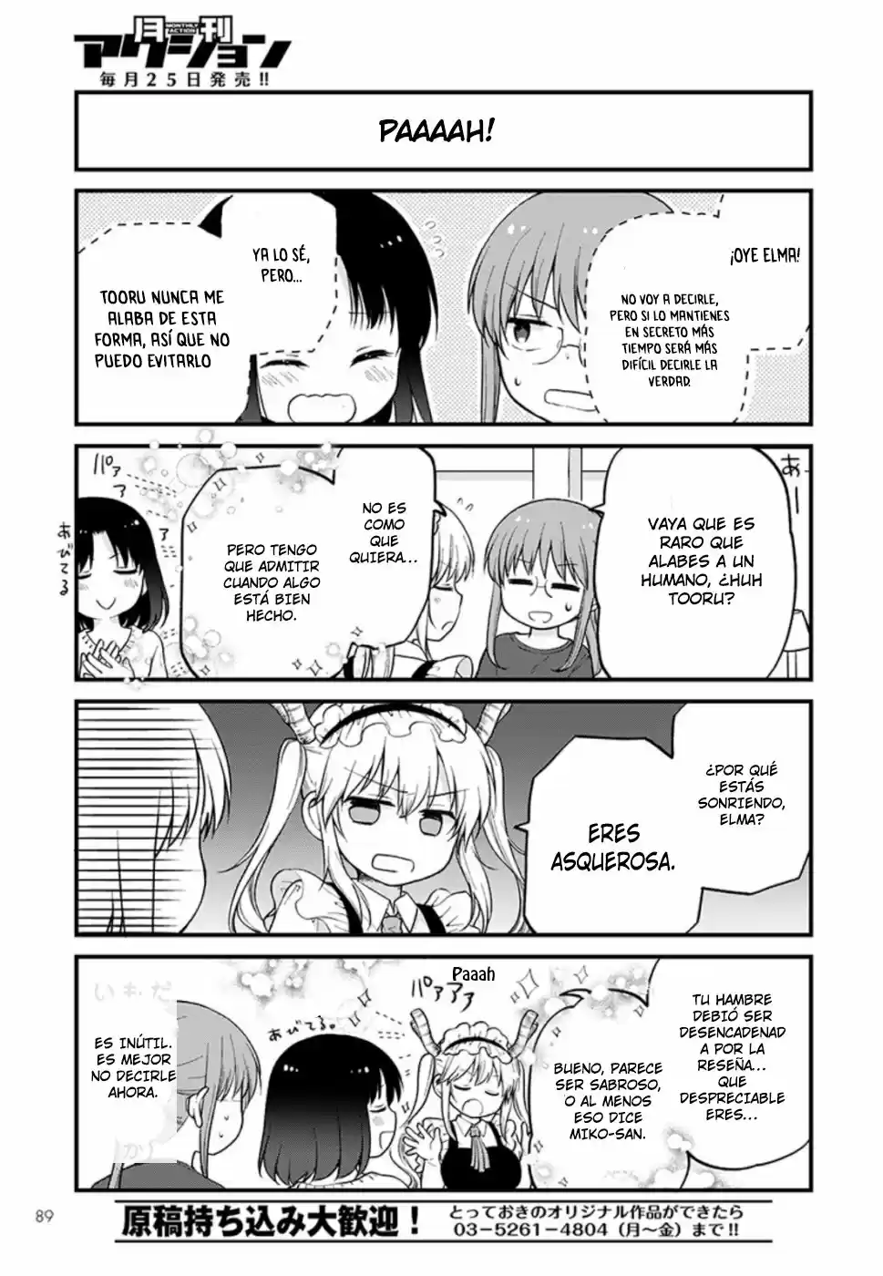 Kobayashi-san Chi No Maid Dragon: Kanna No Nichijou - Capítulo 27 - Página 11 - LectorTMOo