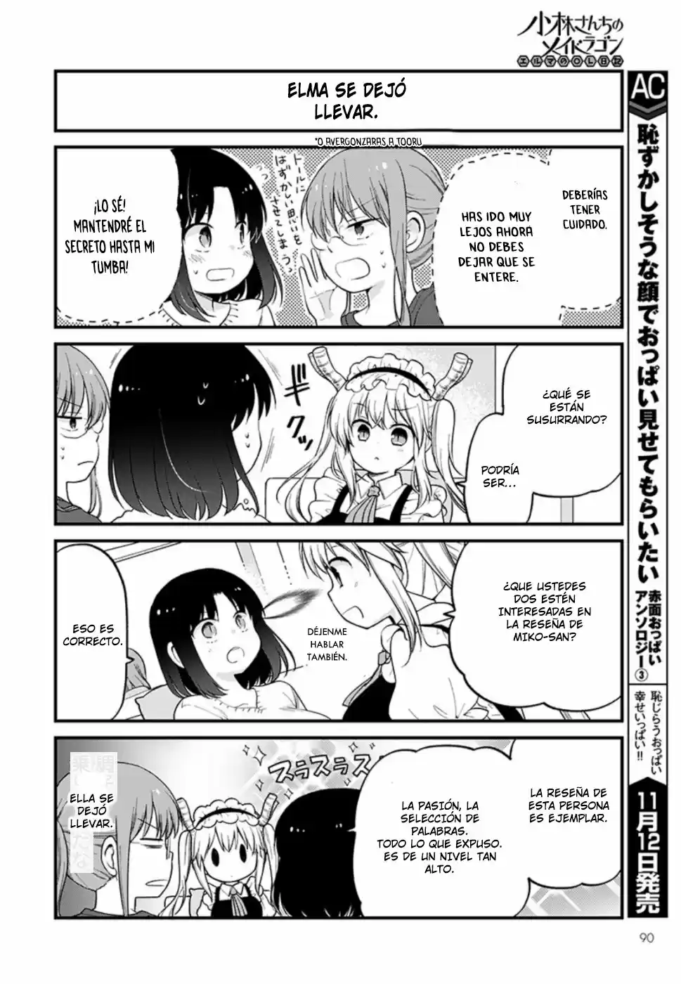 Kobayashi-san Chi No Maid Dragon: Kanna No Nichijou - Capítulo 27 - Página 12 - LectorTMOo