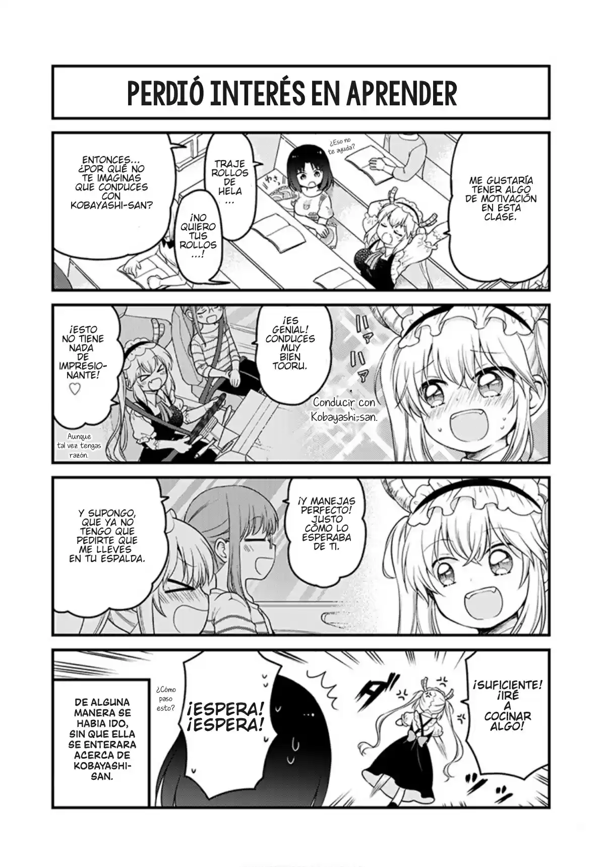Kobayashi-san Chi No Maid Dragon: Kanna No Nichijou - Capítulo 37 - Página 4 - LectorTMOo