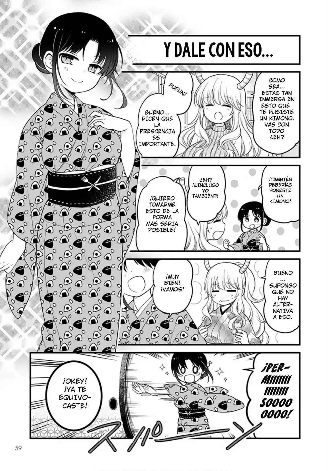 Kobayashi-san Chi No Maid Dragon: Kanna No Nichijou - Capítulo 40 - Página 3 - LectorTMOo