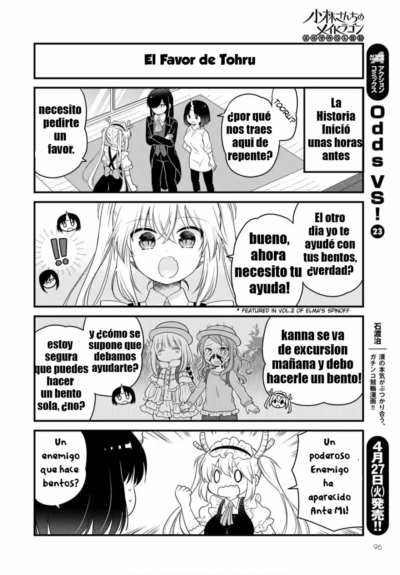 Kobayashi-san Chi No Maid Dragon: Kanna No Nichijou - Capítulo 45 - Página 3 - LectorTMOo