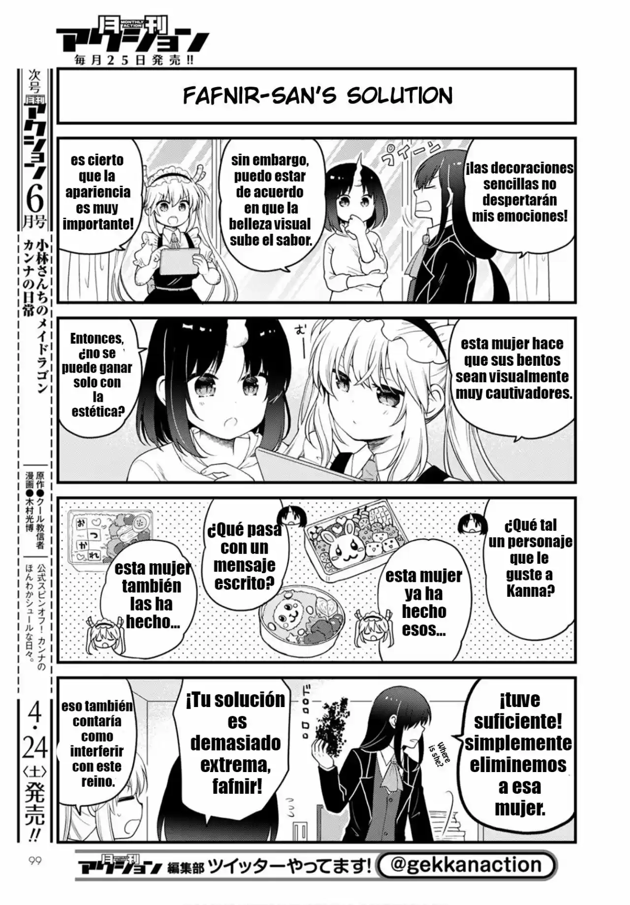 Kobayashi-san Chi No Maid Dragon: Kanna No Nichijou - Capítulo 45 - Página 6 - LectorTMOo
