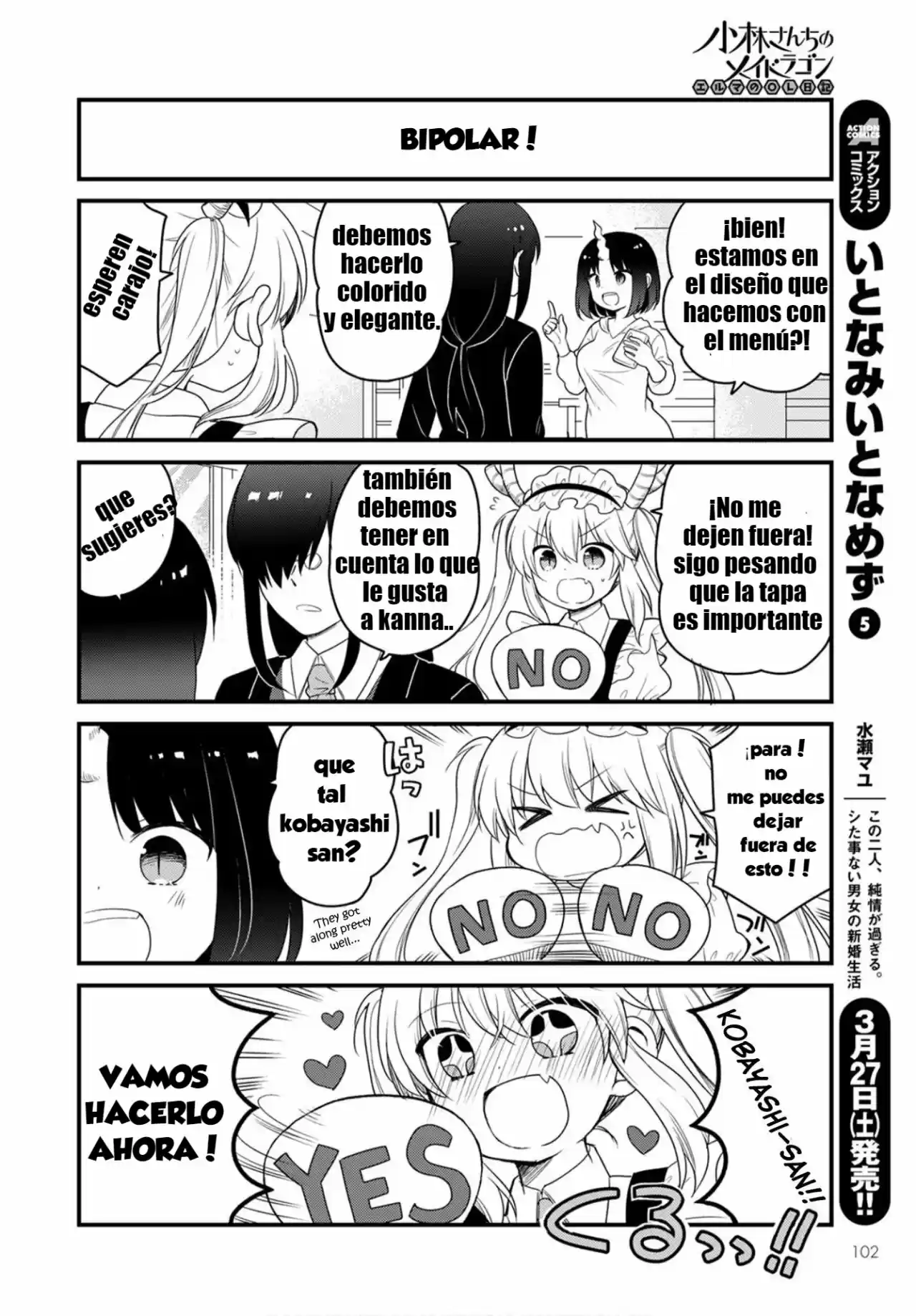 Kobayashi-san Chi No Maid Dragon: Kanna No Nichijou - Capítulo 45 - Página 9 - LectorTMOo