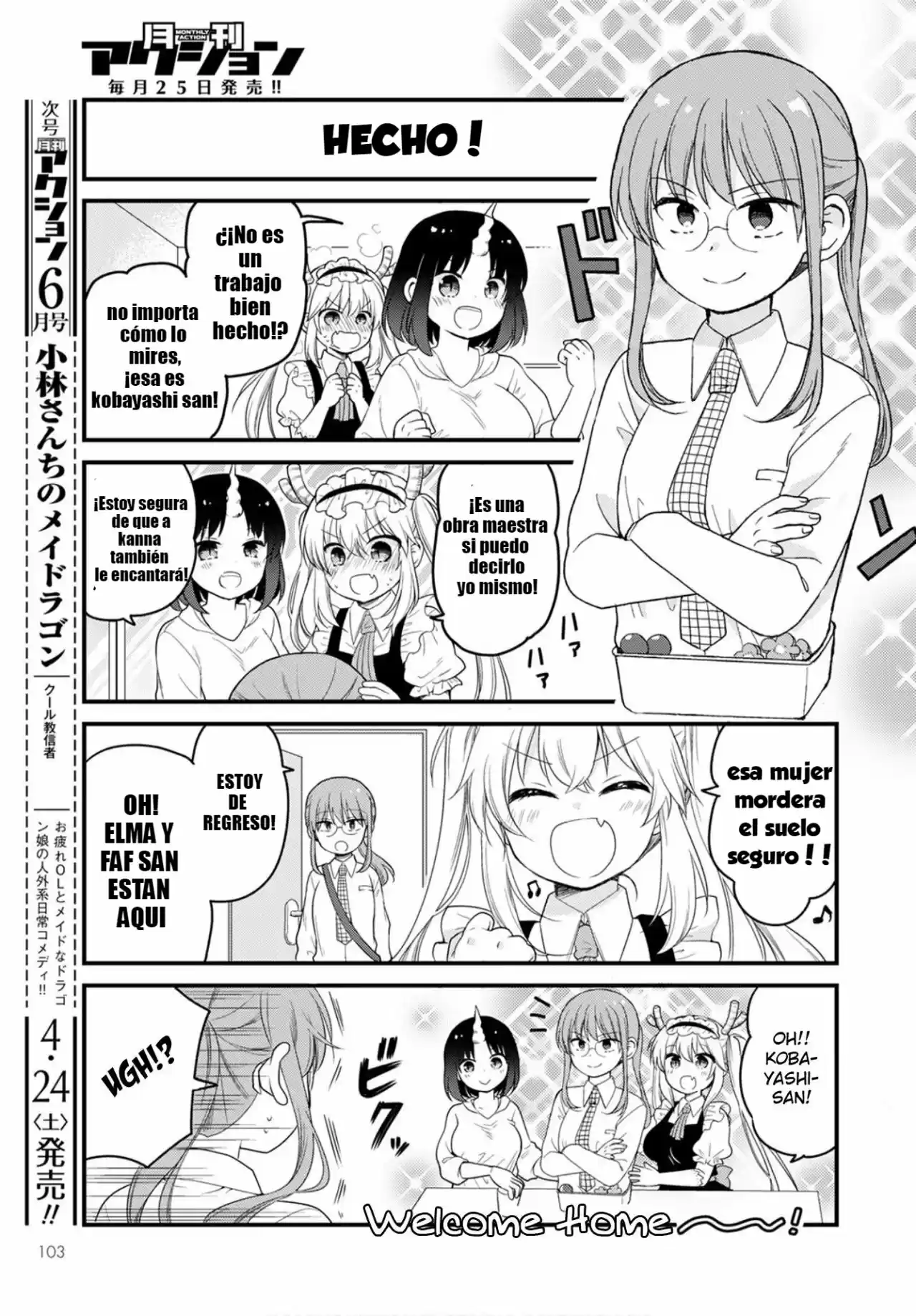Kobayashi-san Chi No Maid Dragon: Kanna No Nichijou - Capítulo 45 - Página 10 - LectorTMOo