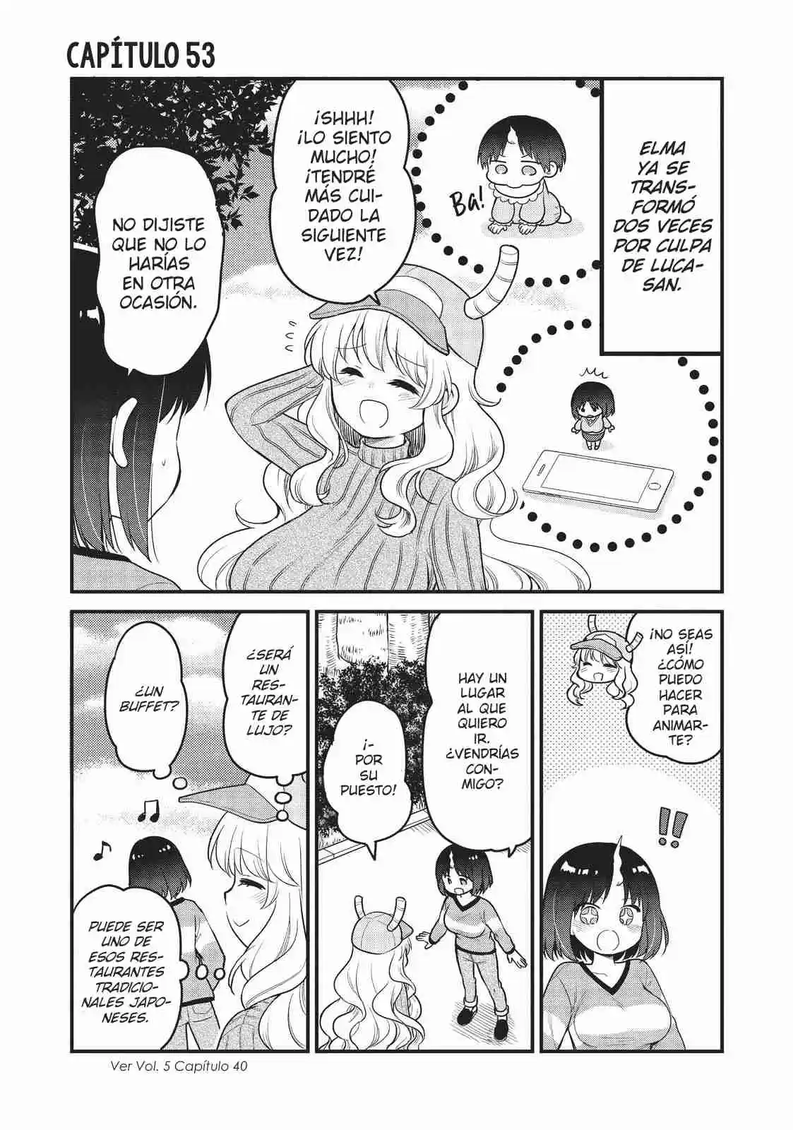 Kobayashi-san Chi No Maid Dragon: Kanna No Nichijou - Capítulo 53 - Página 1 - LectorTMOo