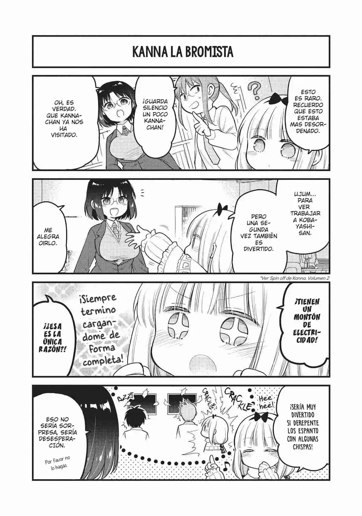 Kobayashi-san Chi No Maid Dragon: Kanna No Nichijou - Capítulo 57 - Página 3 - LectorTMOo
