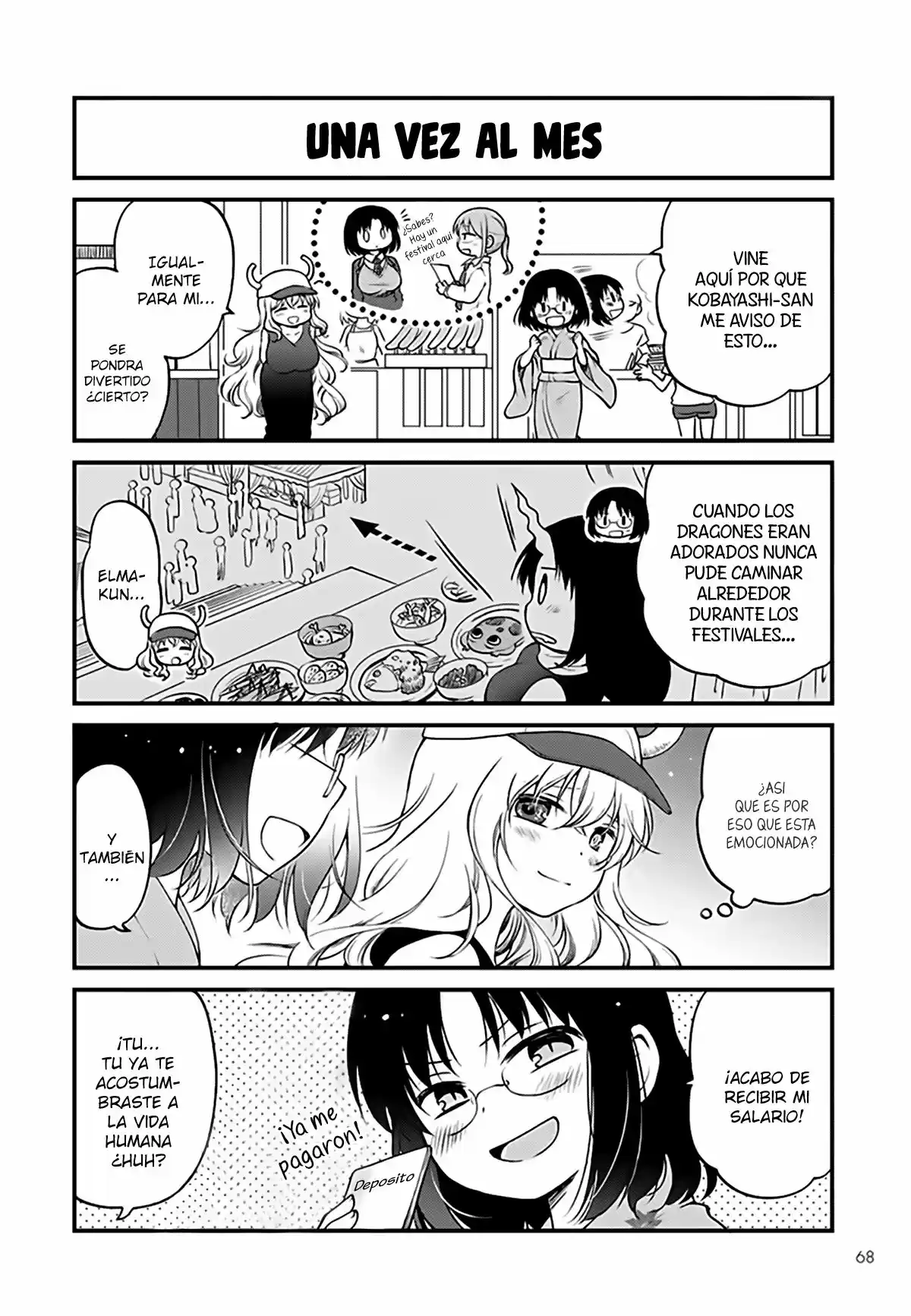 Kobayashi-san Chi No Maid Dragon: Kanna No Nichijou - Capítulo 6 - Página 3 - LectorTMOo