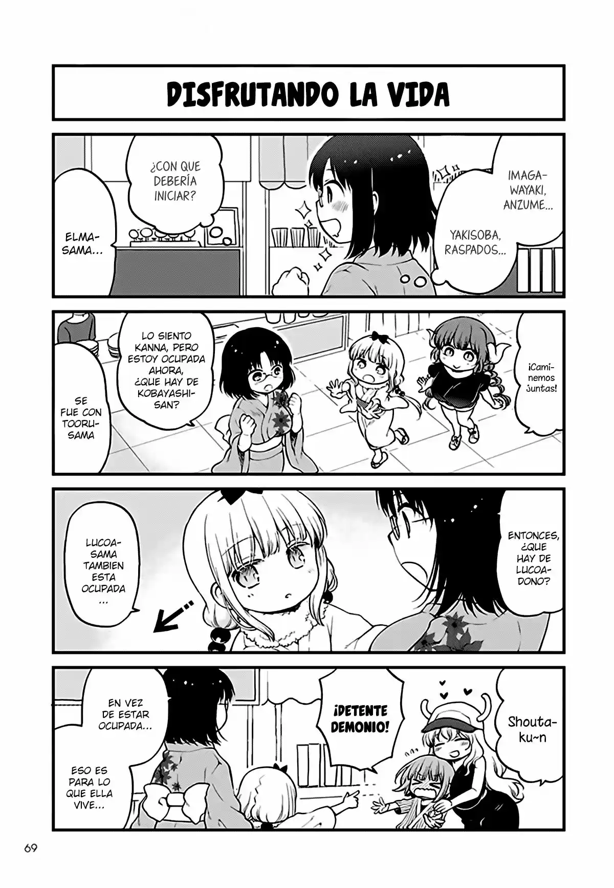 Kobayashi-san Chi No Maid Dragon: Kanna No Nichijou - Capítulo 6 - Página 4 - LectorTMOo