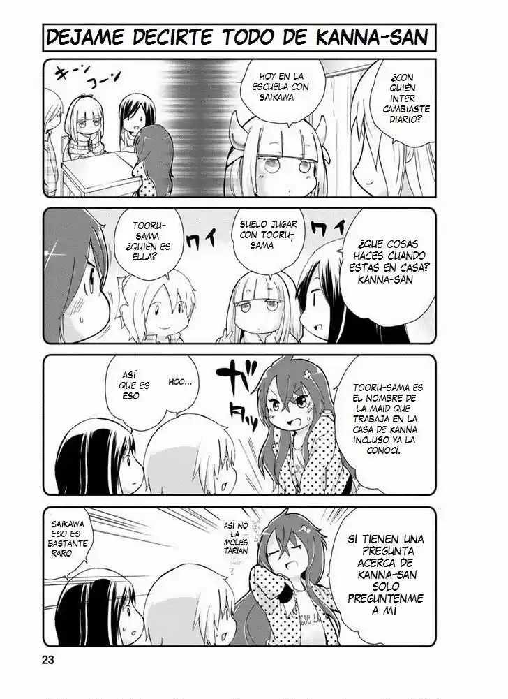 Kobayashi-san Chi No Maid Dragon: Kanna No Nichijou - Capítulo 2 - Página 3 - LectorTMOo