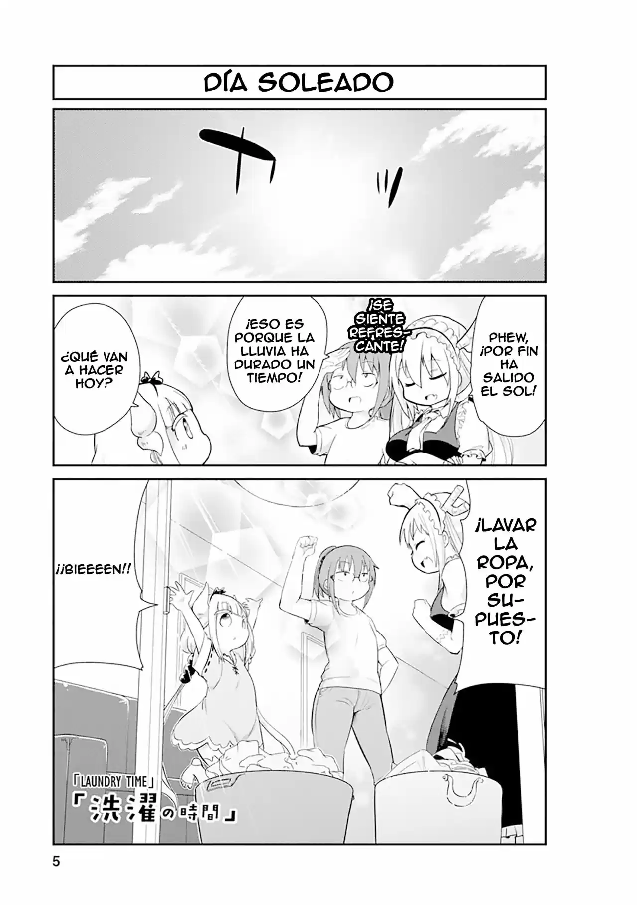 Kobayashi-san Chi No Maid Dragon: Kanna No Nichijou - Capítulo 21 - Página 5 - LectorTMOo