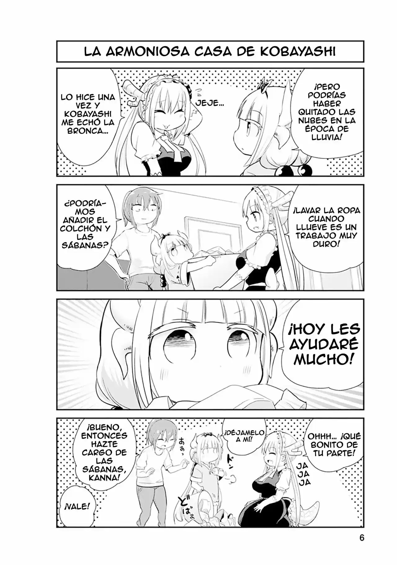 Kobayashi-san Chi No Maid Dragon: Kanna No Nichijou - Capítulo 21 - Página 6 - LectorTMOo