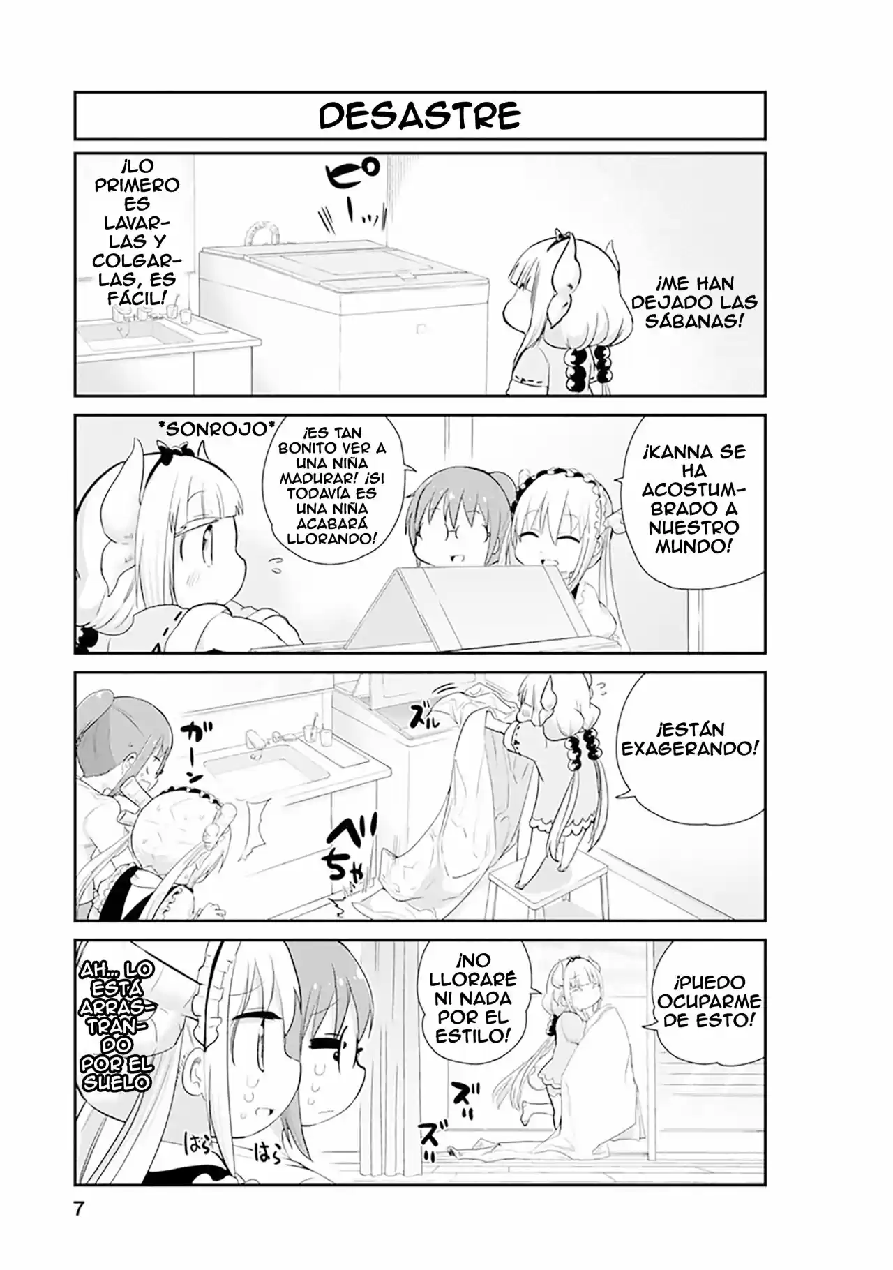 Kobayashi-san Chi No Maid Dragon: Kanna No Nichijou - Capítulo 21 - Página 7 - LectorTMOo