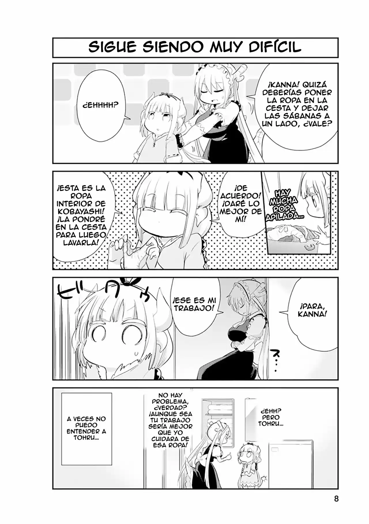 Kobayashi-san Chi No Maid Dragon: Kanna No Nichijou - Capítulo 21 - Página 8 - LectorTMOo