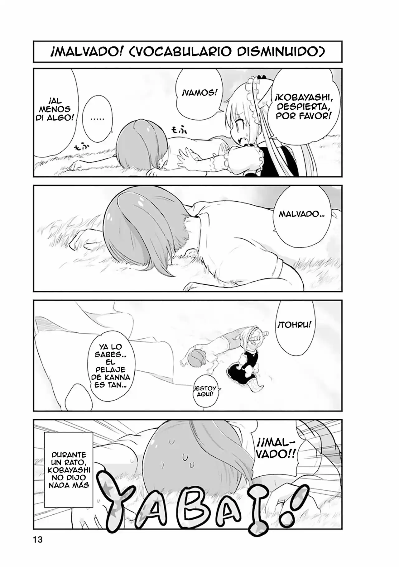 Kobayashi-san Chi No Maid Dragon: Kanna No Nichijou - Capítulo 21 - Página 13 - LectorTMOo