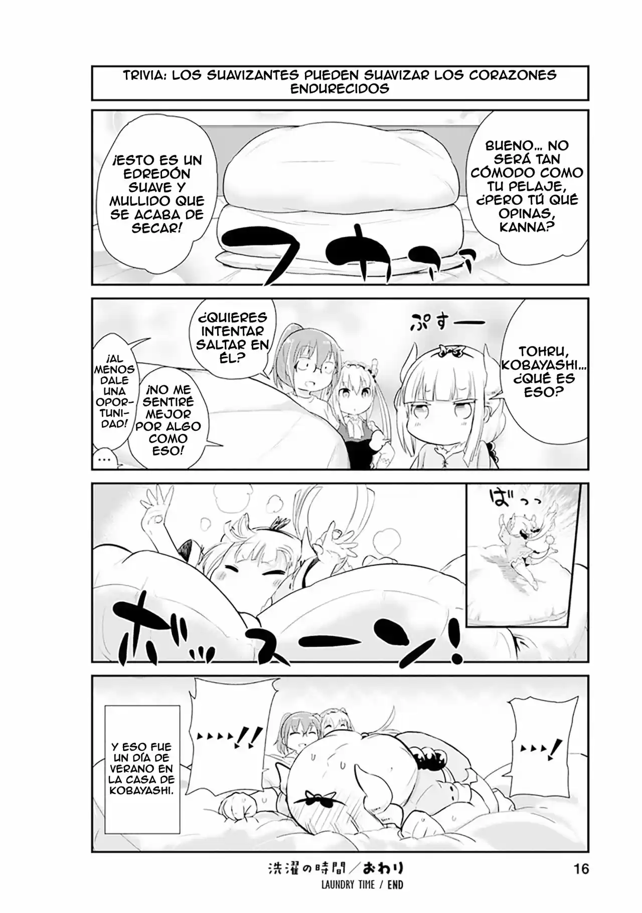 Kobayashi-san Chi No Maid Dragon: Kanna No Nichijou - Capítulo 21 - Página 16 - LectorTMOo