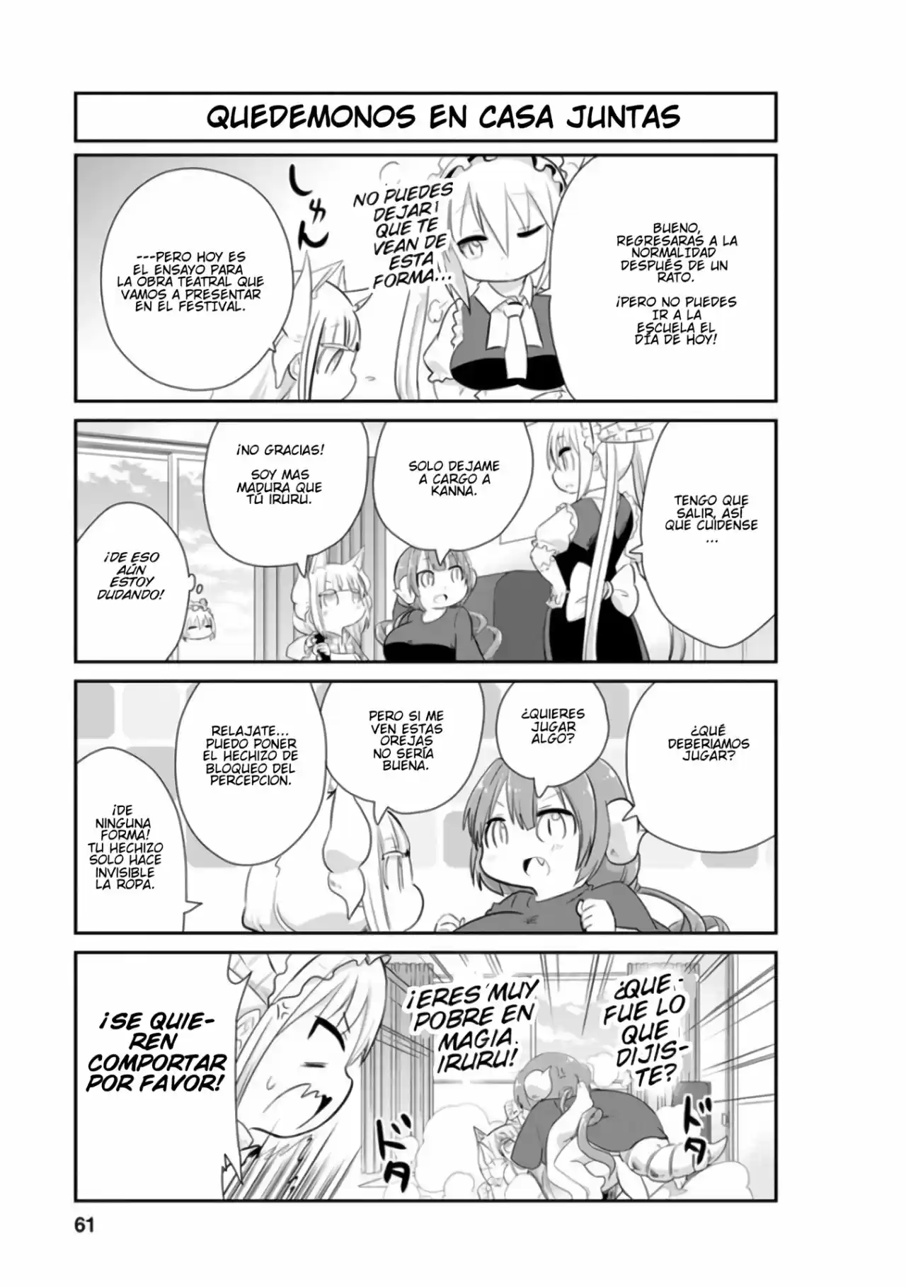 Kobayashi-san Chi No Maid Dragon: Kanna No Nichijou - Capítulo 35 - Página 3 - LectorTMOo