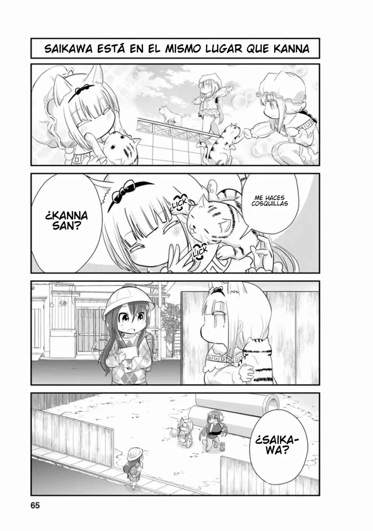 Kobayashi-san Chi No Maid Dragon: Kanna No Nichijou - Capítulo 35 - Página 7 - LectorTMOo