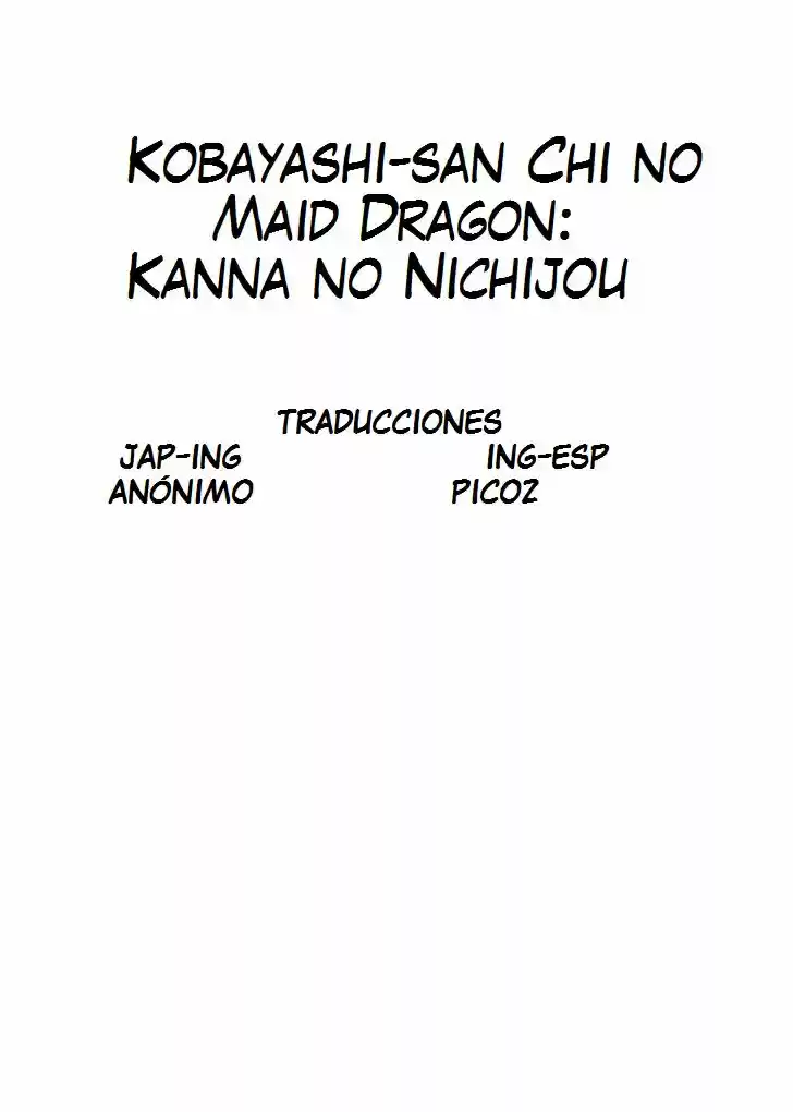 Kobayashi-san Chi No Maid Dragon: Kanna No Nichijou - Capítulo 4 - Página 13 - LectorTMOo
