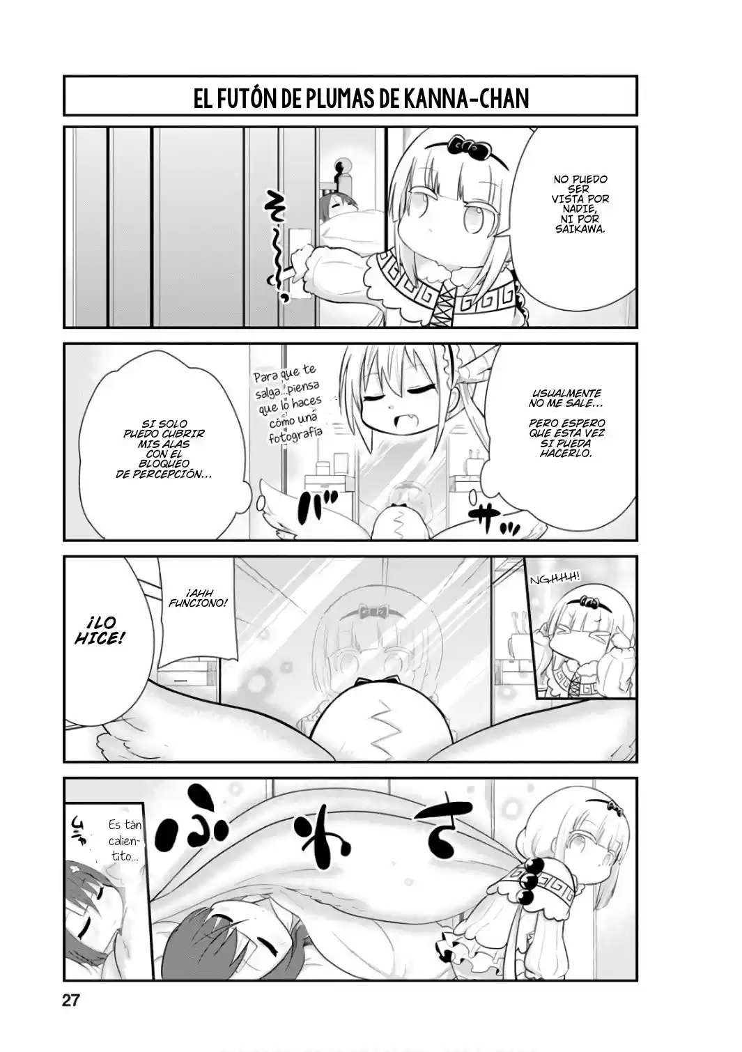 Kobayashi-san Chi No Maid Dragon: Kanna No Nichijou - Capítulo 42 - Página 9 - LectorTMOo