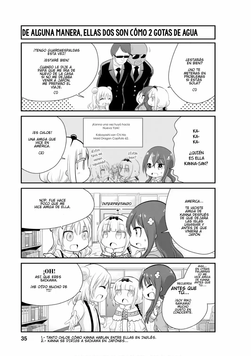 Kobayashi-san Chi No Maid Dragon: Kanna No Nichijou - Capítulo 43 - Página 5 - LectorTMOo