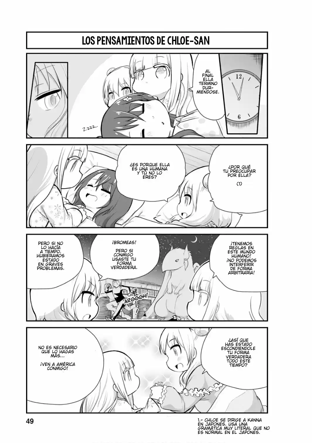Kobayashi-san Chi No Maid Dragon: Kanna No Nichijou - Capítulo 44 - Página 7 - LectorTMOo