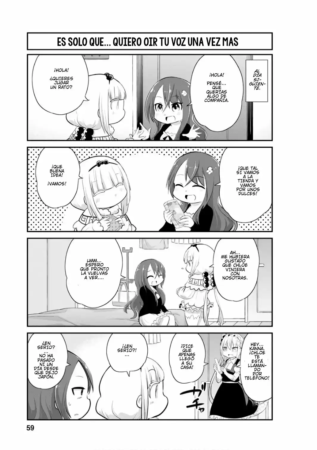 Kobayashi-san Chi No Maid Dragon: Kanna No Nichijou - Capítulo 45 - Página 3 - LectorTMOo