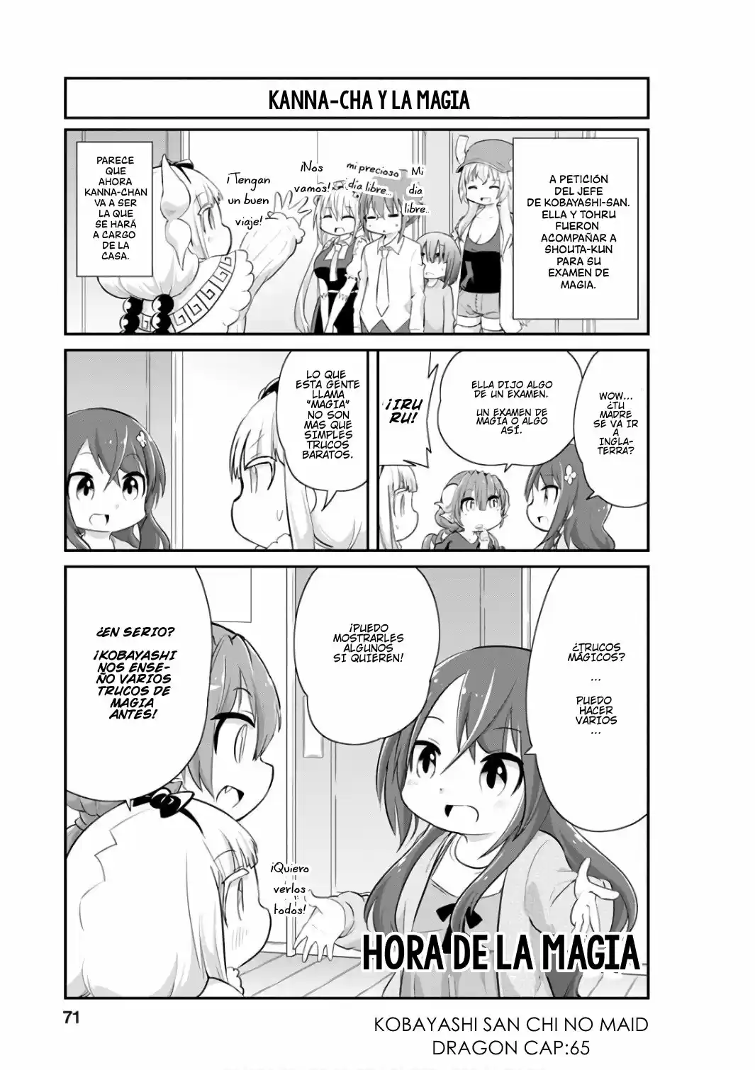 Kobayashi-san Chi No Maid Dragon: Kanna No Nichijou - Capítulo 46 - Página 1 - LectorTMOo