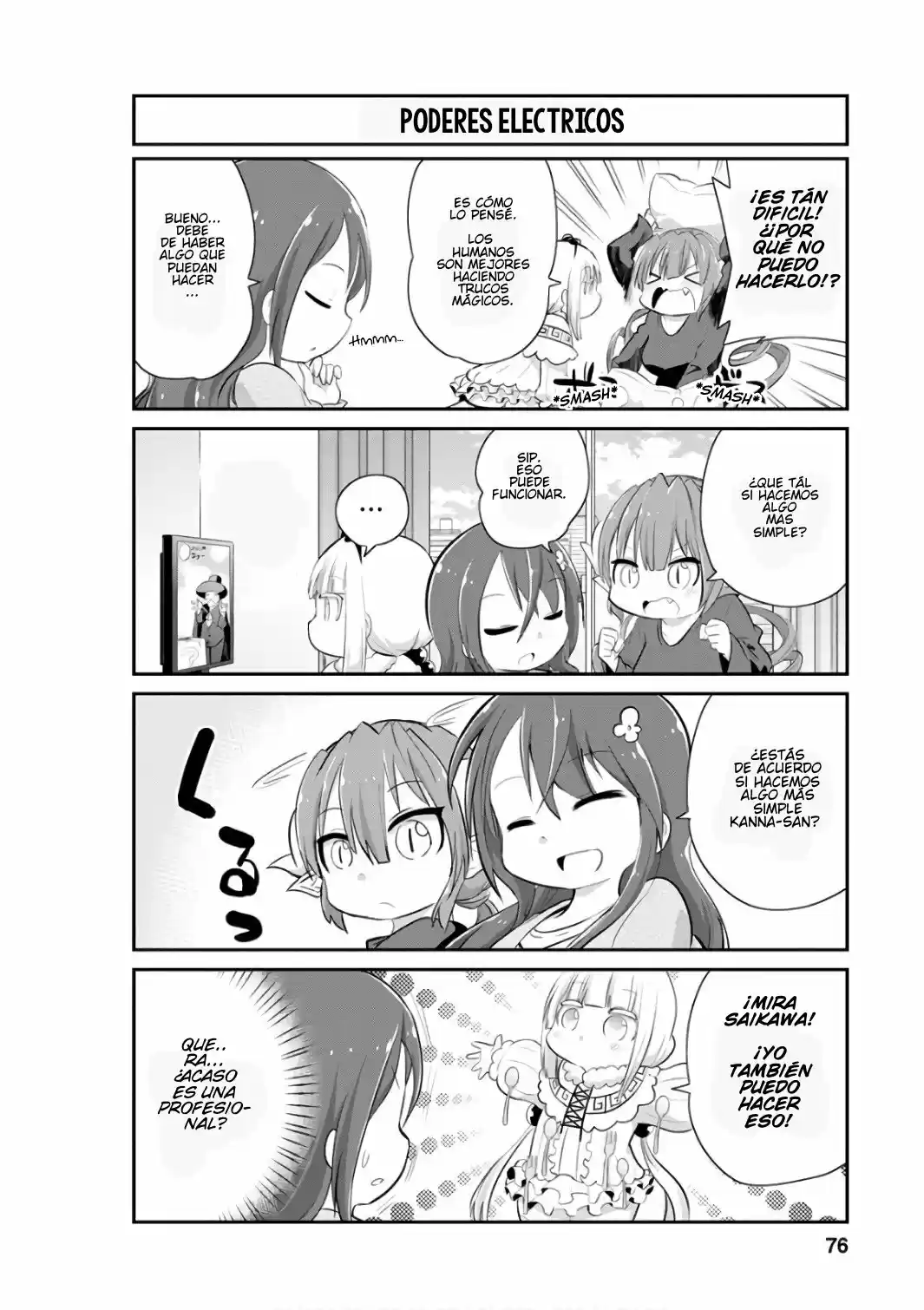 Kobayashi-san Chi No Maid Dragon: Kanna No Nichijou - Capítulo 46 - Página 6 - LectorTMOo
