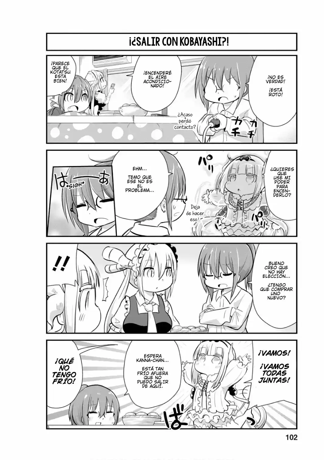 Kobayashi-san Chi No Maid Dragon: Kanna No Nichijou - Capítulo 48 - Página 4 - LectorTMOo