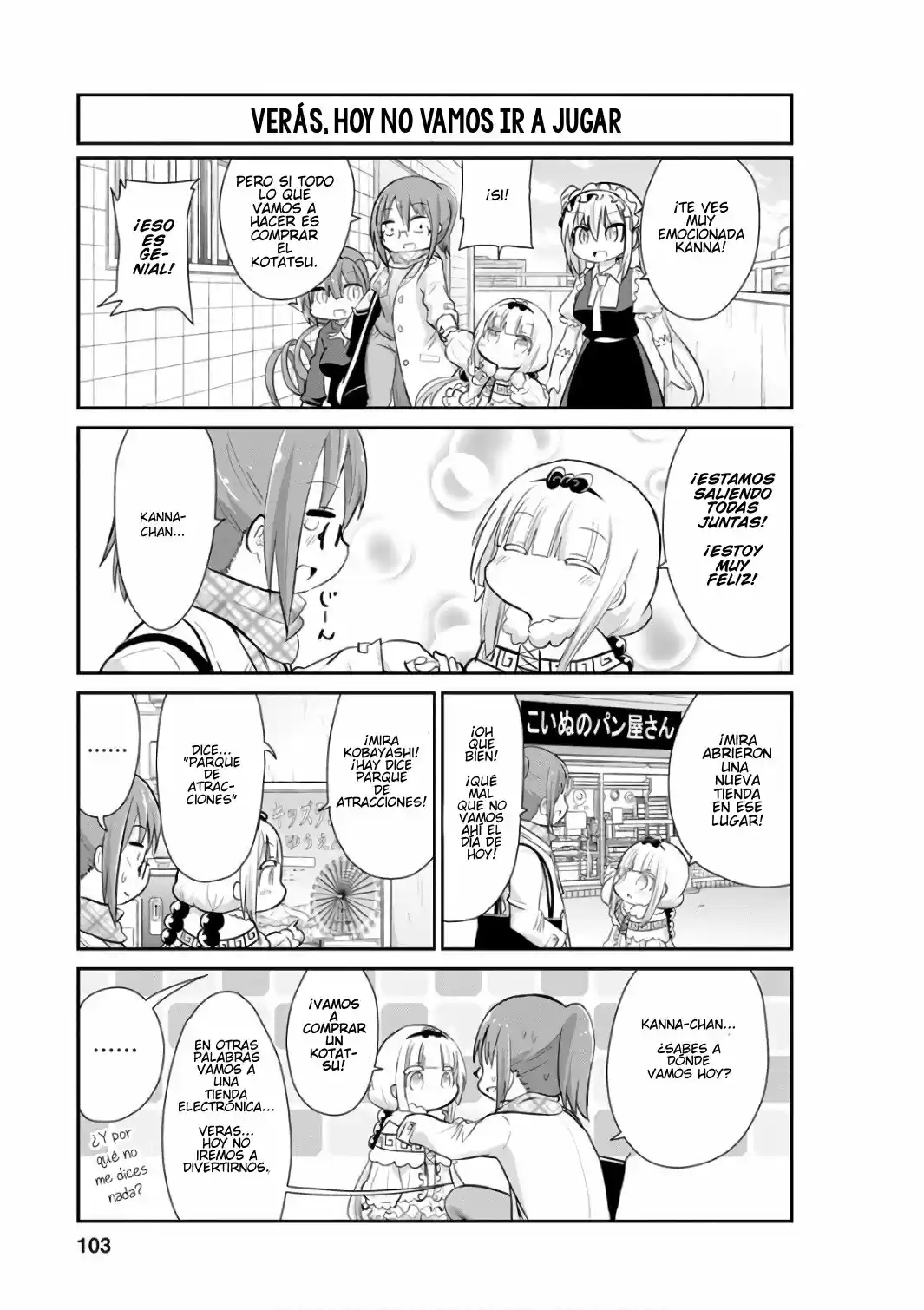 Kobayashi-san Chi No Maid Dragon: Kanna No Nichijou - Capítulo 48 - Página 5 - LectorTMOo