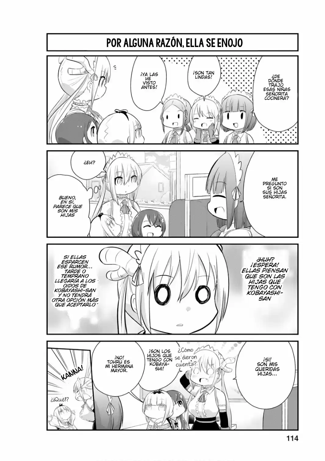 Kobayashi-san Chi No Maid Dragon: Kanna No Nichijou - Capítulo 49 - Página 4 - LectorTMOo