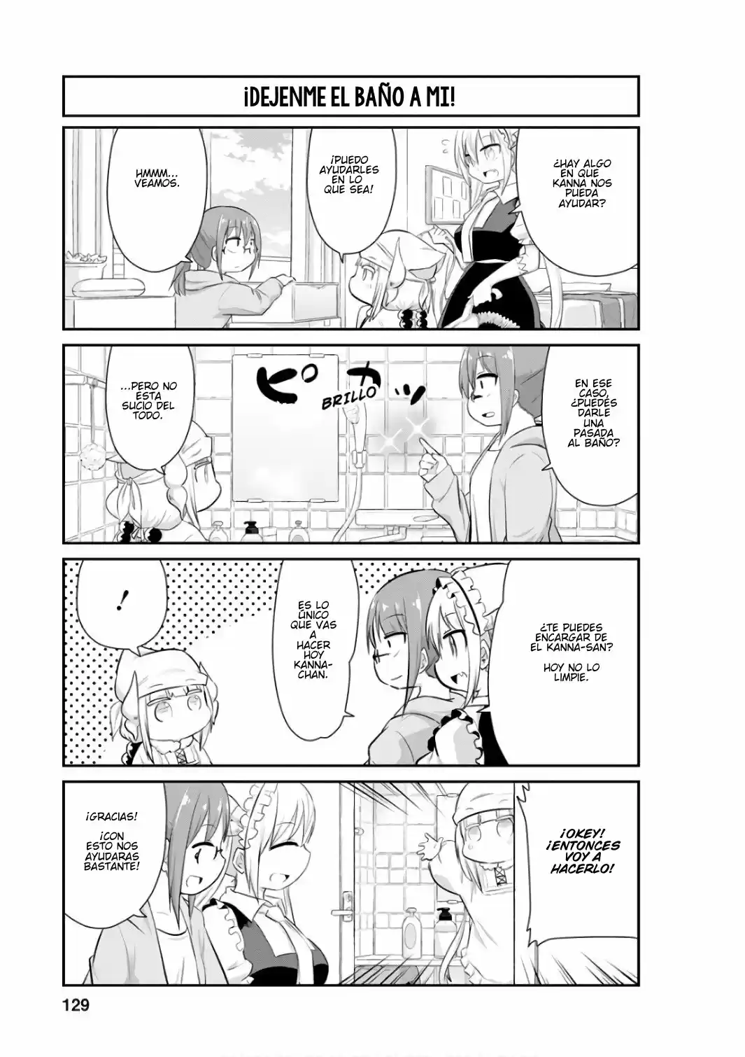 Kobayashi-san Chi No Maid Dragon: Kanna No Nichijou - Capítulo 50 - Página 5 - LectorTMOo