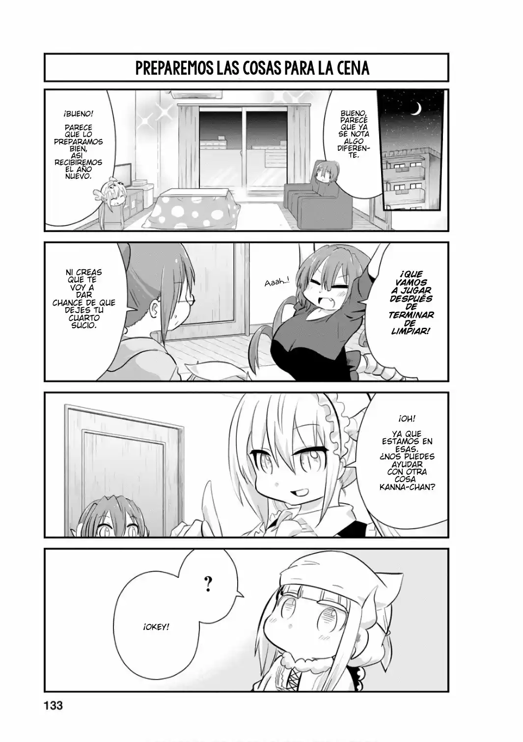 Kobayashi-san Chi No Maid Dragon: Kanna No Nichijou - Capítulo 50 - Página 9 - LectorTMOo