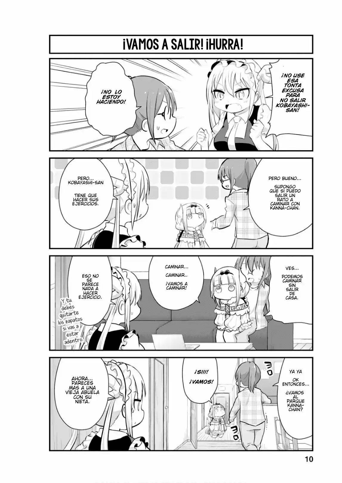 Kobayashi-san Chi No Maid Dragon: Kanna No Nichijou - Capítulo 51 - Página 8 - LectorTMOo