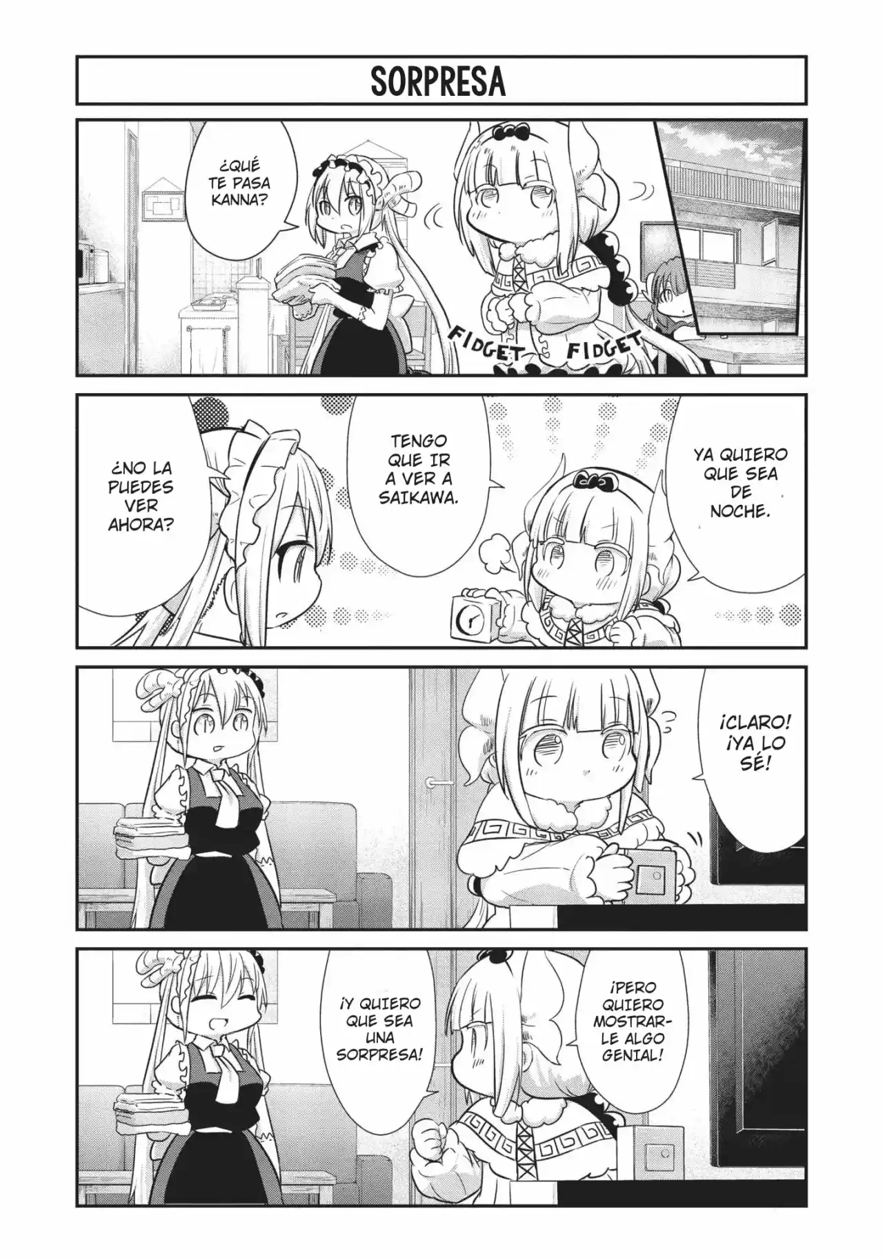Kobayashi-san Chi No Maid Dragon: Kanna No Nichijou - Capítulo 60 - Página 7 - LectorTMOo