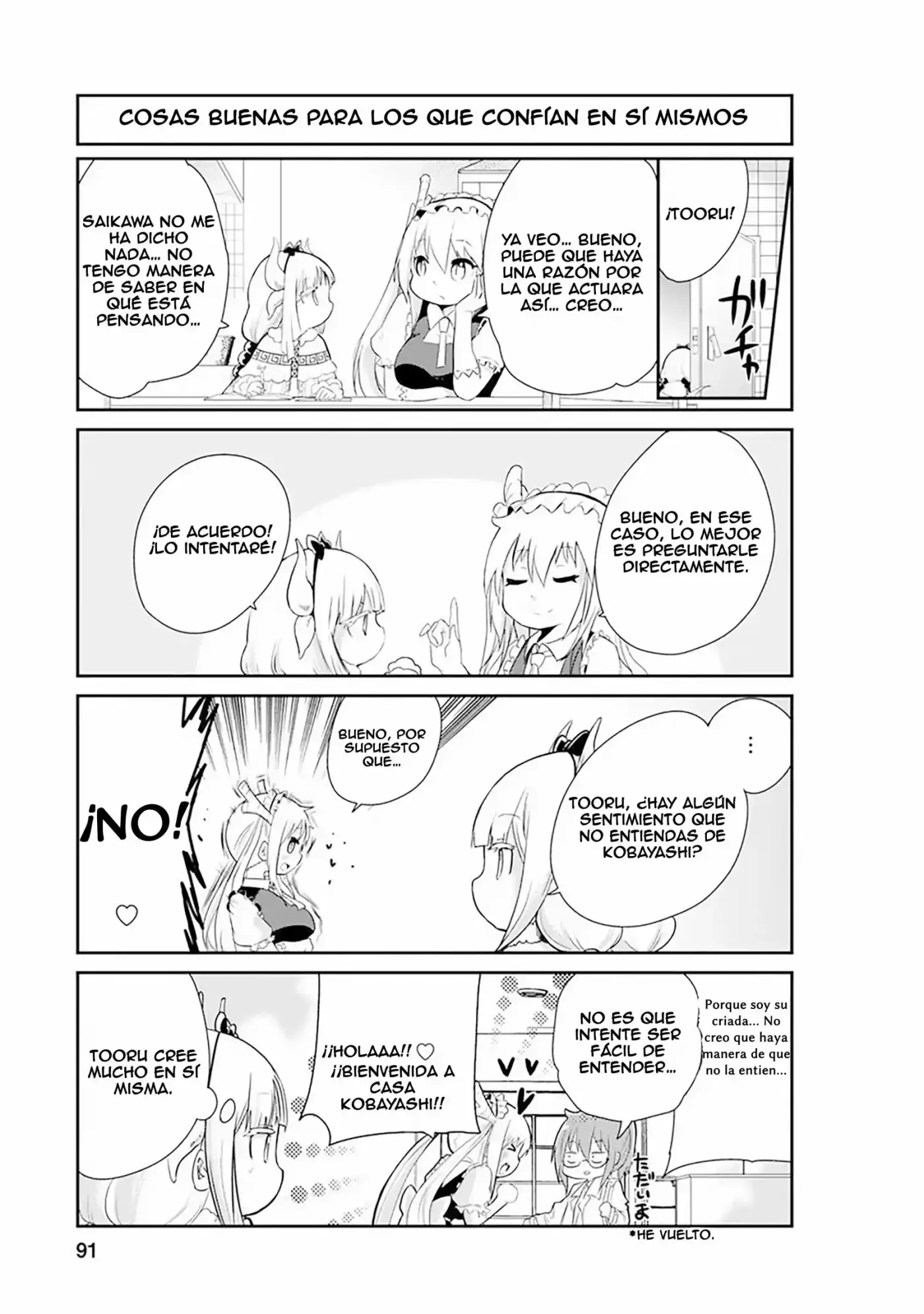 Kobayashi-san Chi No Maid Dragon: Kanna No Nichijou - Capítulo 7 - Página 3 - LectorTMOo