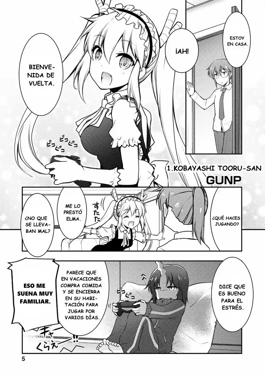 Kobayashi-san Chi No Maid Dragon Official Anthology - Capítulo 1 - Página 4 - LectorTMOo