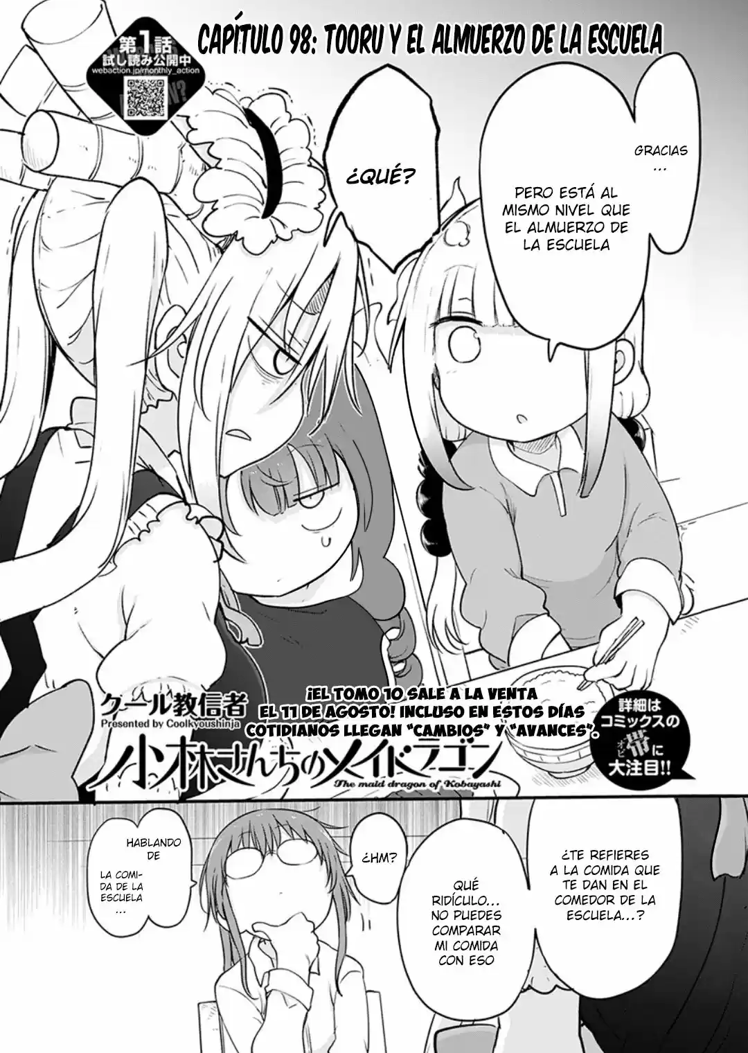 Kobayashi-san Chi No Maid Dragon - Capítulo 98 - Página 3 - LectorTMOo