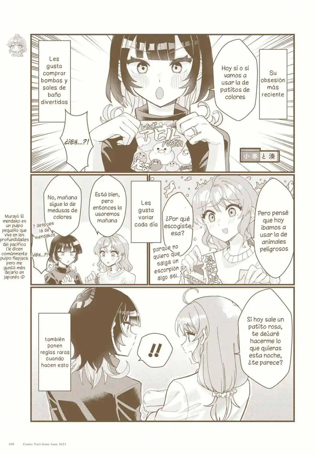 Koharu To Minato: Watashi No Partner Wa Onna No Ko - Capítulo 9 - Página 6 - LectorTMOo