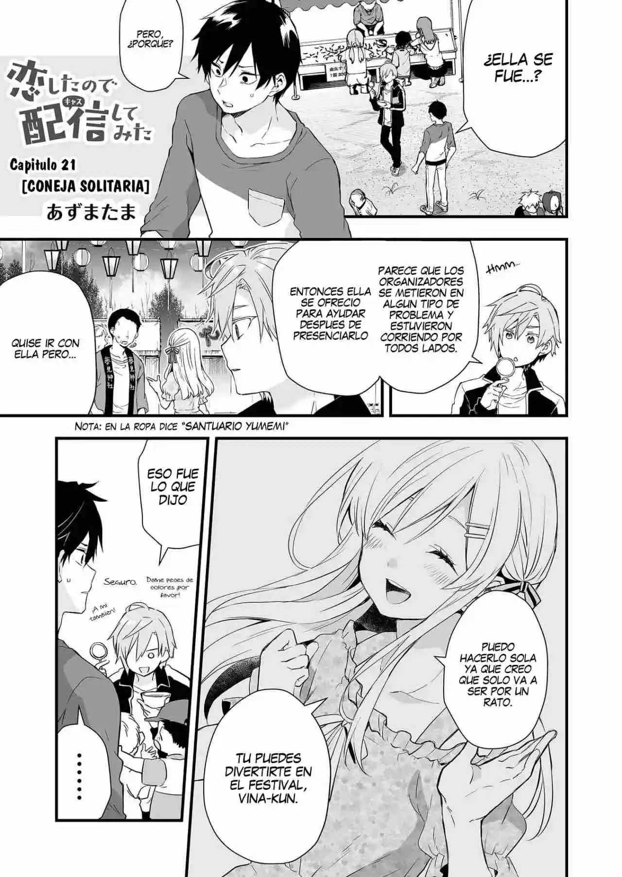Koi Shita No De, Haishin Shite Mita - Capítulo 21 - Página 2 - LectorTMOo