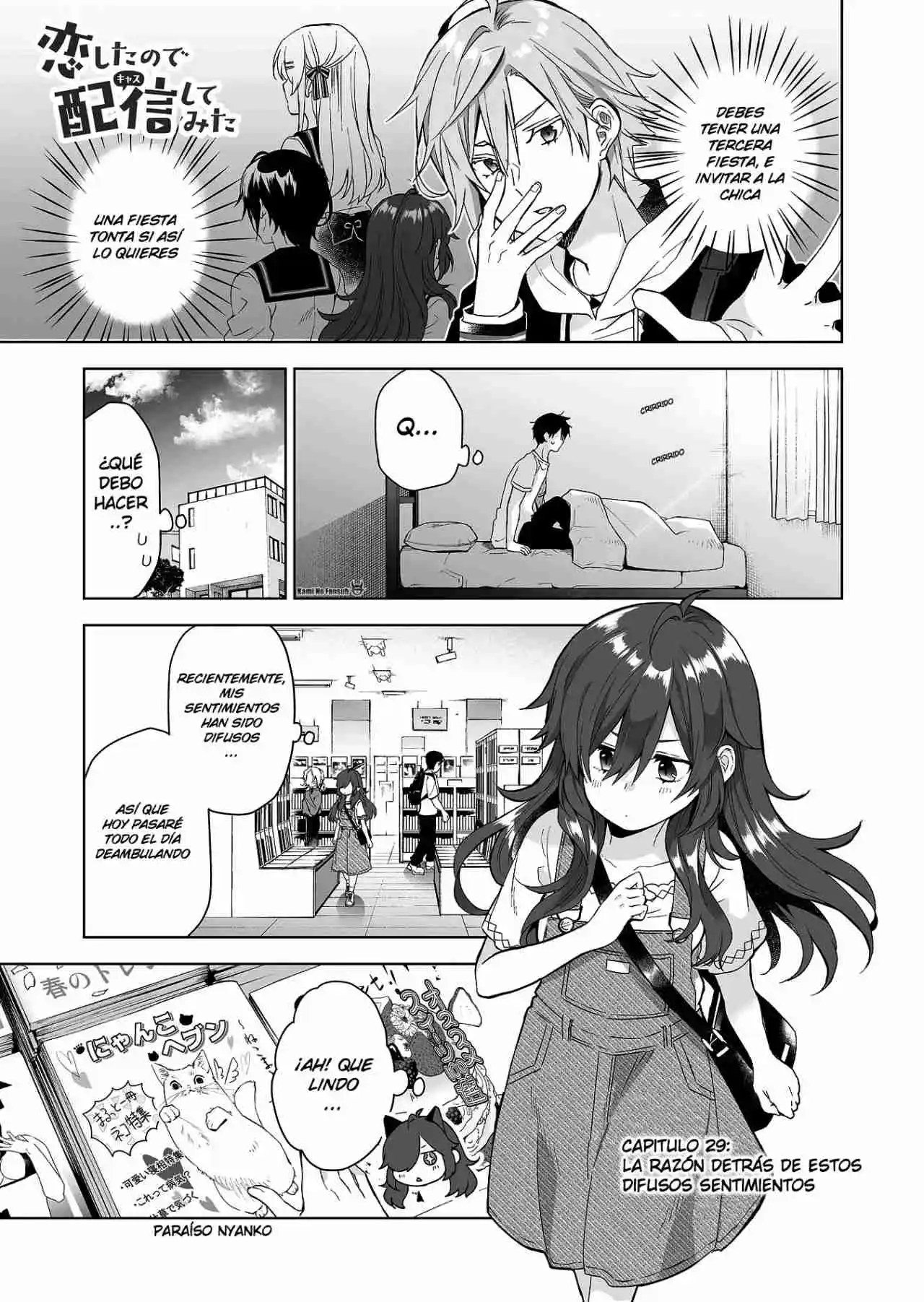 Koi Shita No De, Haishin Shite Mita - Capítulo 29 - Página 3 - LectorTMOo