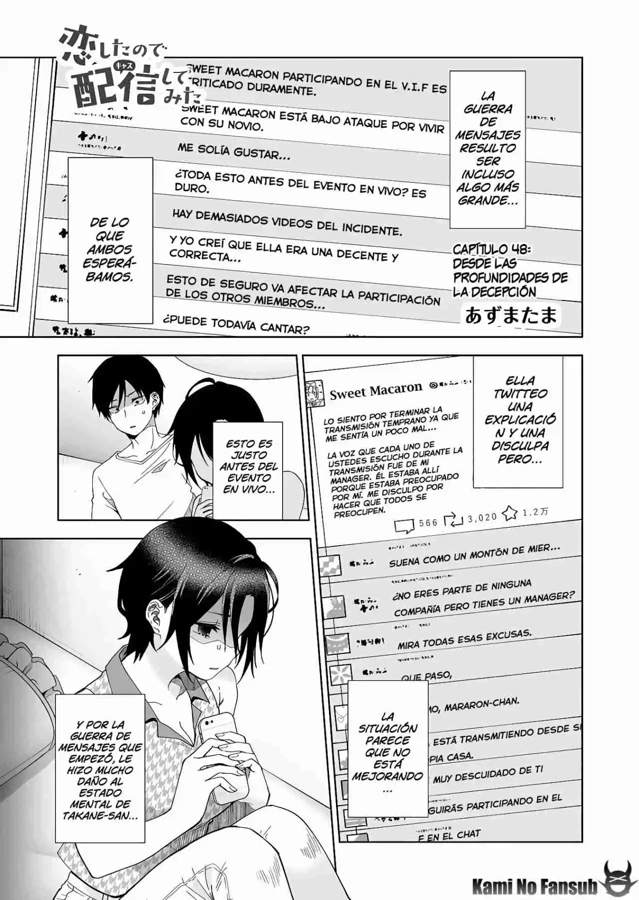 Koi Shita No De, Haishin Shite Mita - Capítulo 48 - Página 6 - LectorTMOo