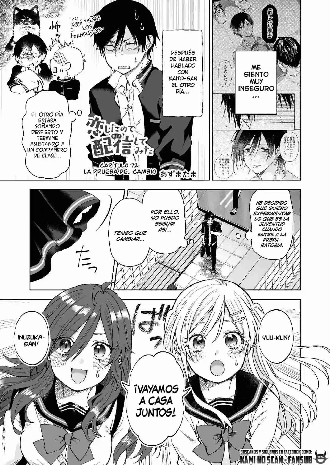 Koi Shita No De, Haishin Shite Mita - Capítulo 72 - Página 4 - LectorTMOo