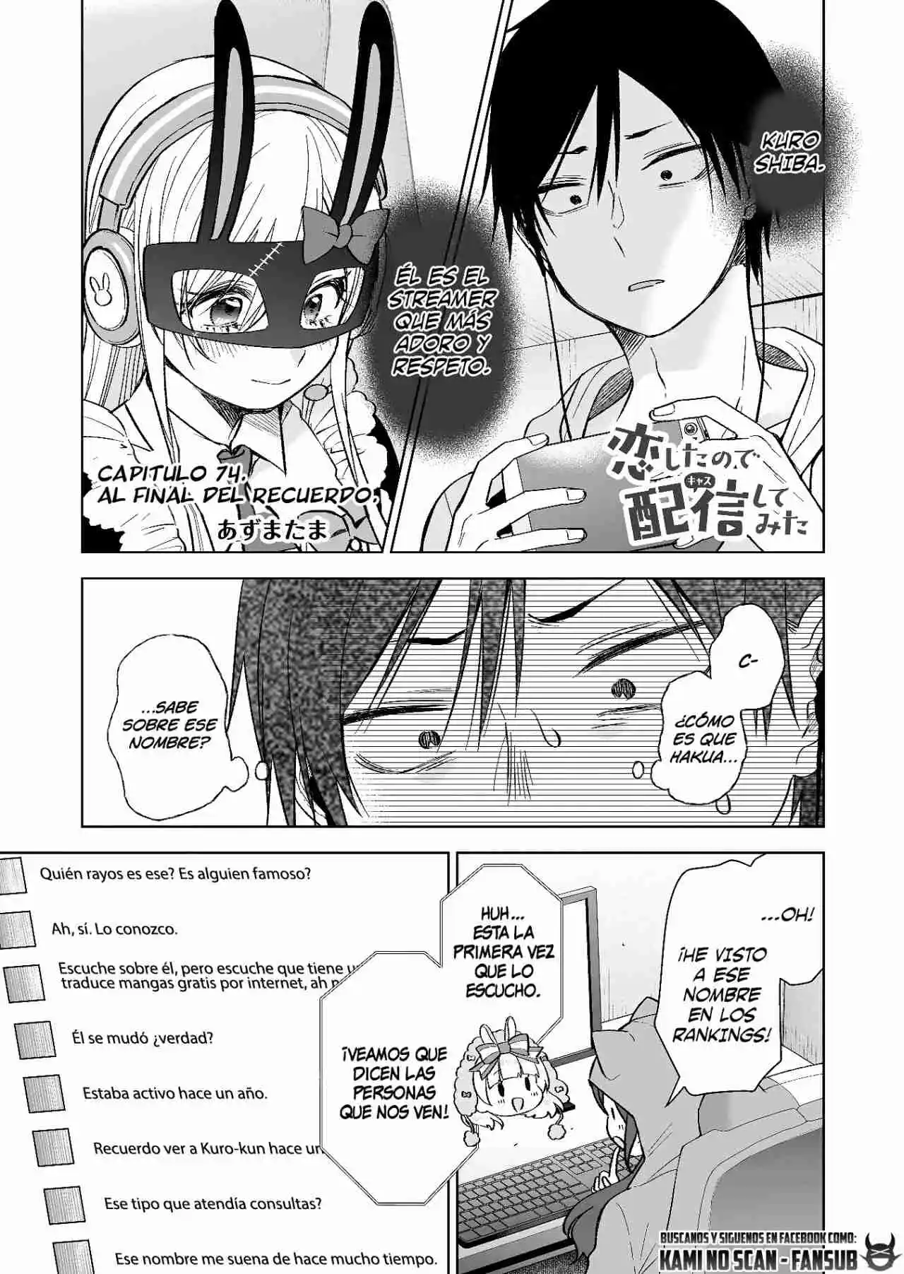 Koi Shita No De, Haishin Shite Mita - Capítulo 74 - Página 5 - LectorTMOo