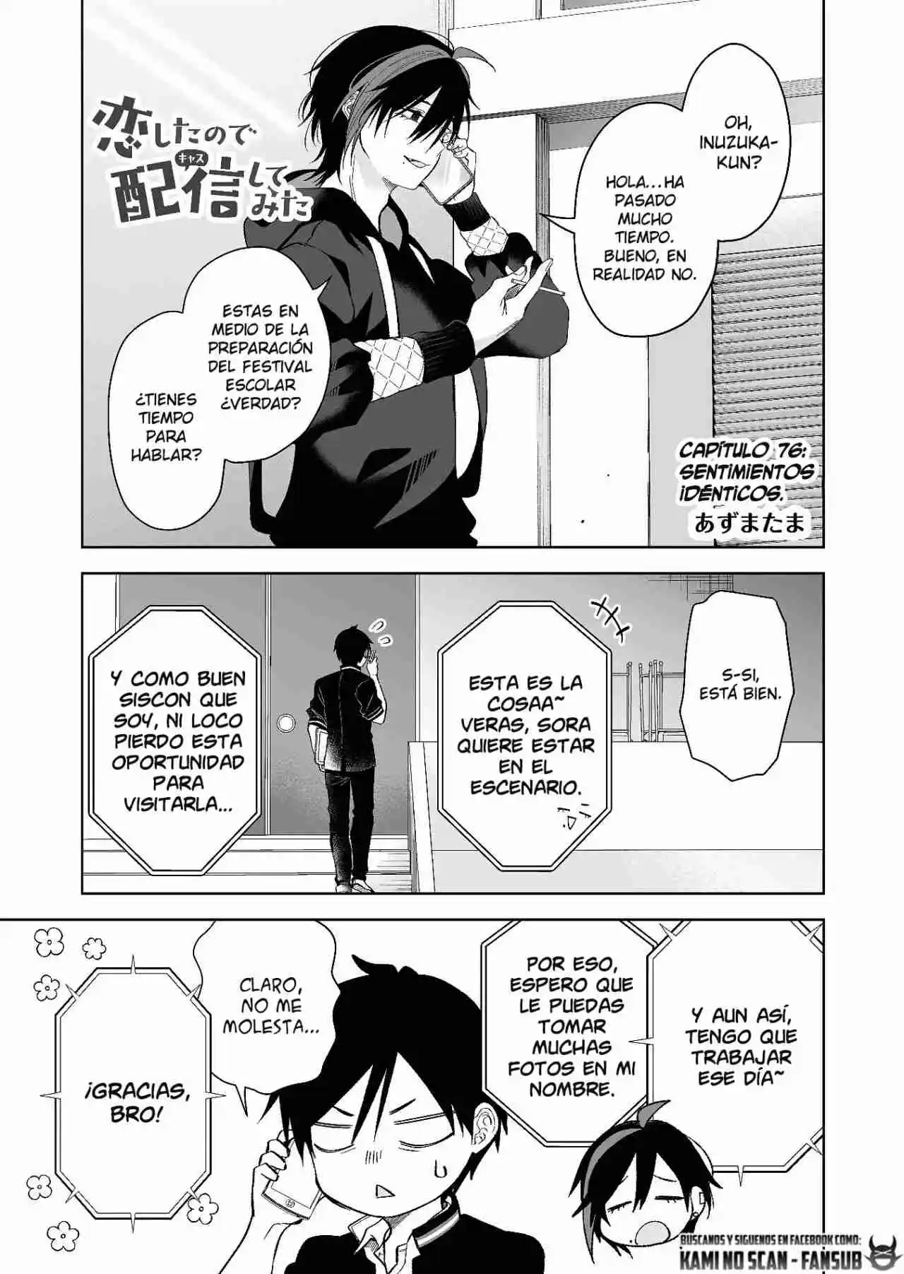 Koi Shita No De, Haishin Shite Mita - Capítulo 76 - Página 7 - LectorTMOo