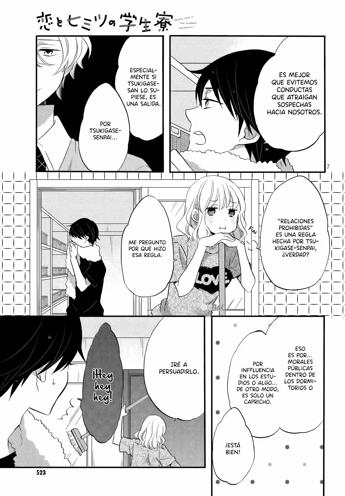 Koi To Himitsu No Gakuseiryou - Capítulo 11 - Página 8 - LectorTMOo