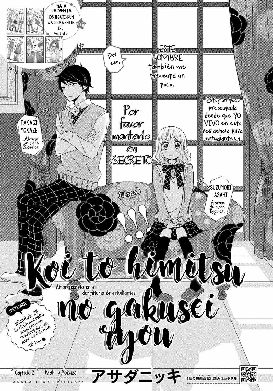 Koi To Himitsu No Gakuseiryou - Capítulo 2 - Página 4 - LectorTMOo